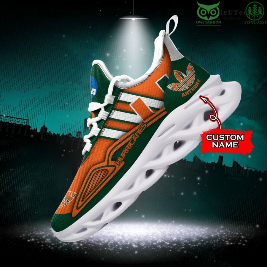 NCAA American Super Bowl Miami Hurricanes Customized Max Soul Sneaker Sporty Vibe