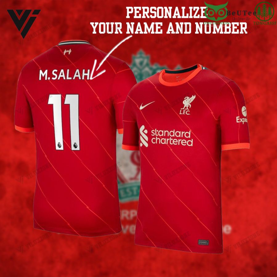 Liverpool The Reds English Football Custom Name Number 3D Tshirt