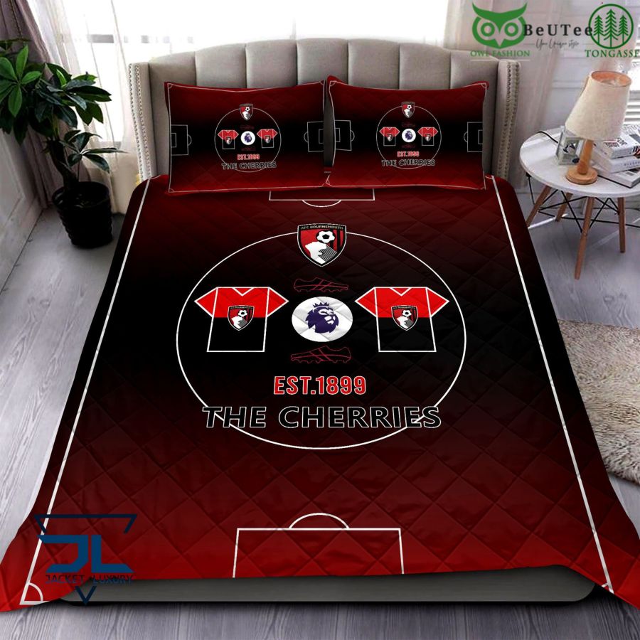 AFC Bournemouth The Cherries Premier League Quilt Set