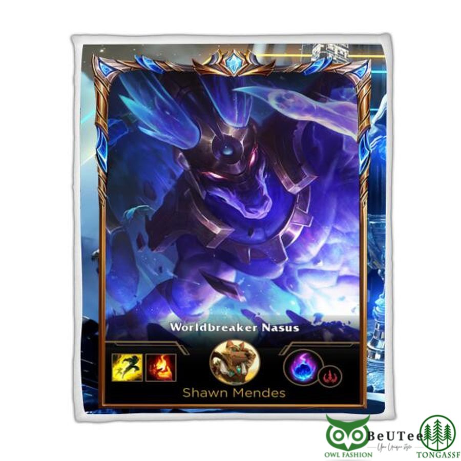 LOL Fanart Nasus Sherpa Blanket 2022 Special Edition