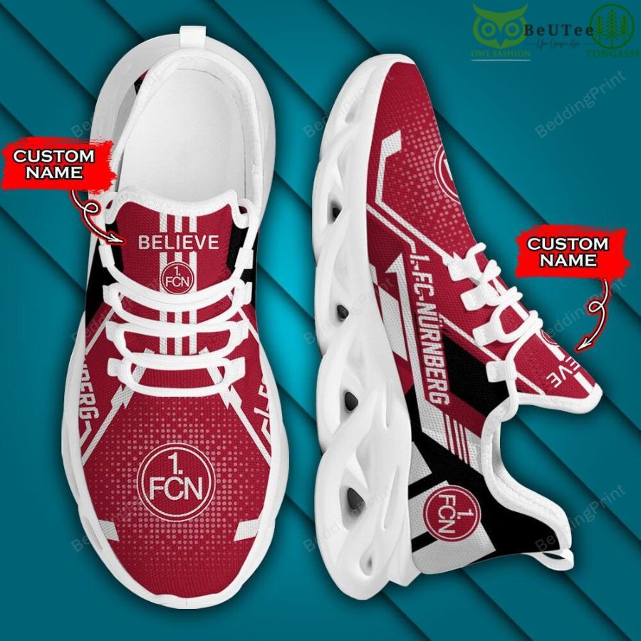 Bundesliga FC Nuremberg Personalized Custom Name Max Soul Shoes