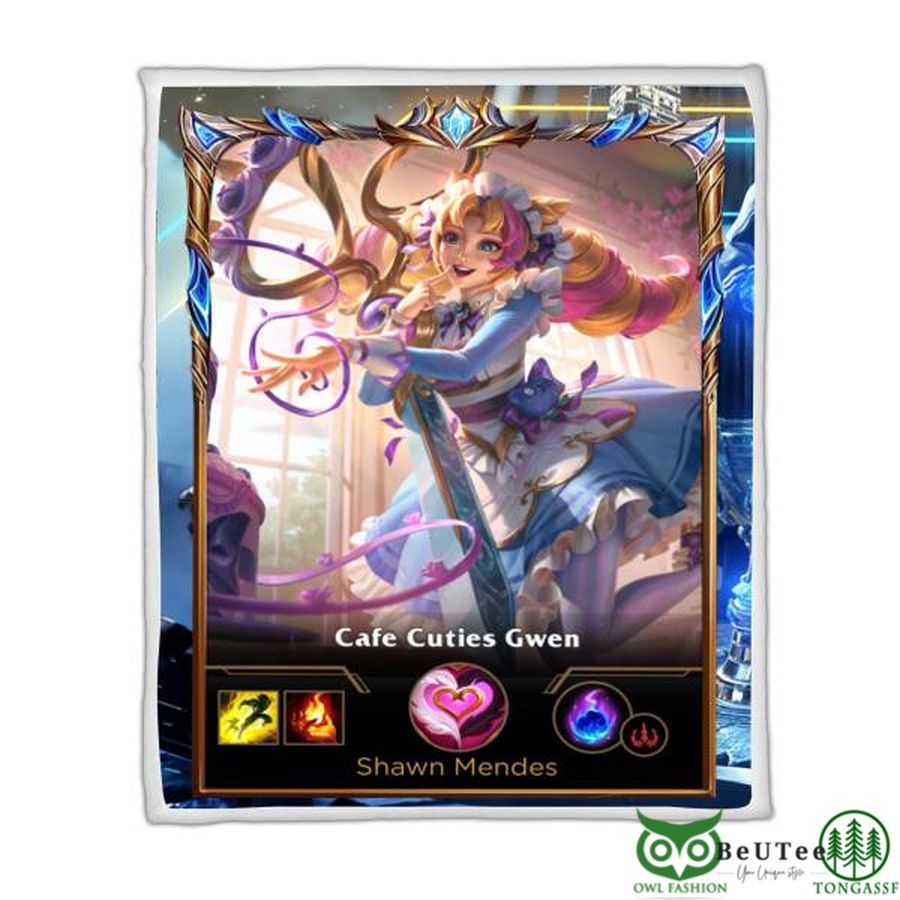 LOL Fanart Gwen Sherpa Blanket 2022 Special Edition