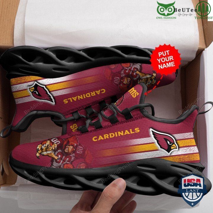 Arizona Cardinals NFL American Football Teams Customized Max Soul Shoes