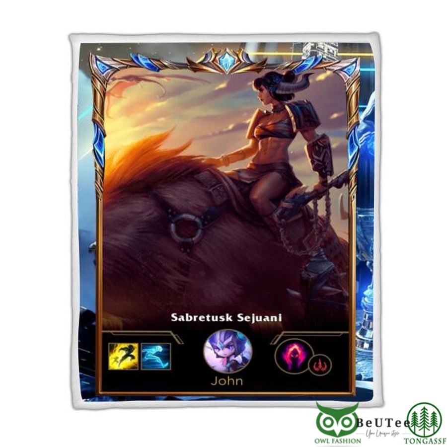 LOL Fanart Sejuani Sherpa Blanket 2022 Special Edition