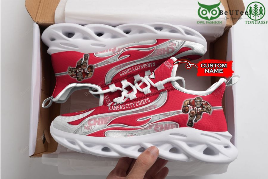 Kansas City Chiefs NFL Champion Football Conference Personalized Max Soul Shoes
