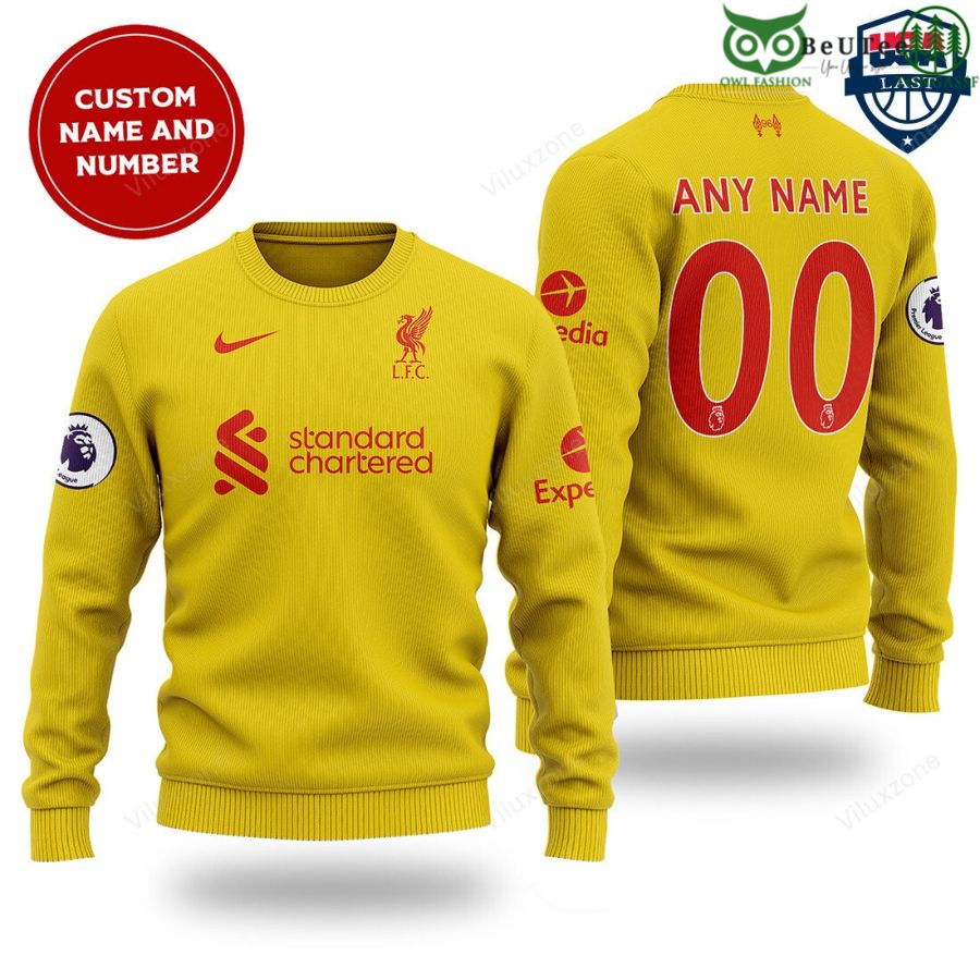 Liverpool FC Premier League English Football New Kit Personalized 3D Sweater Christmas Jumper
