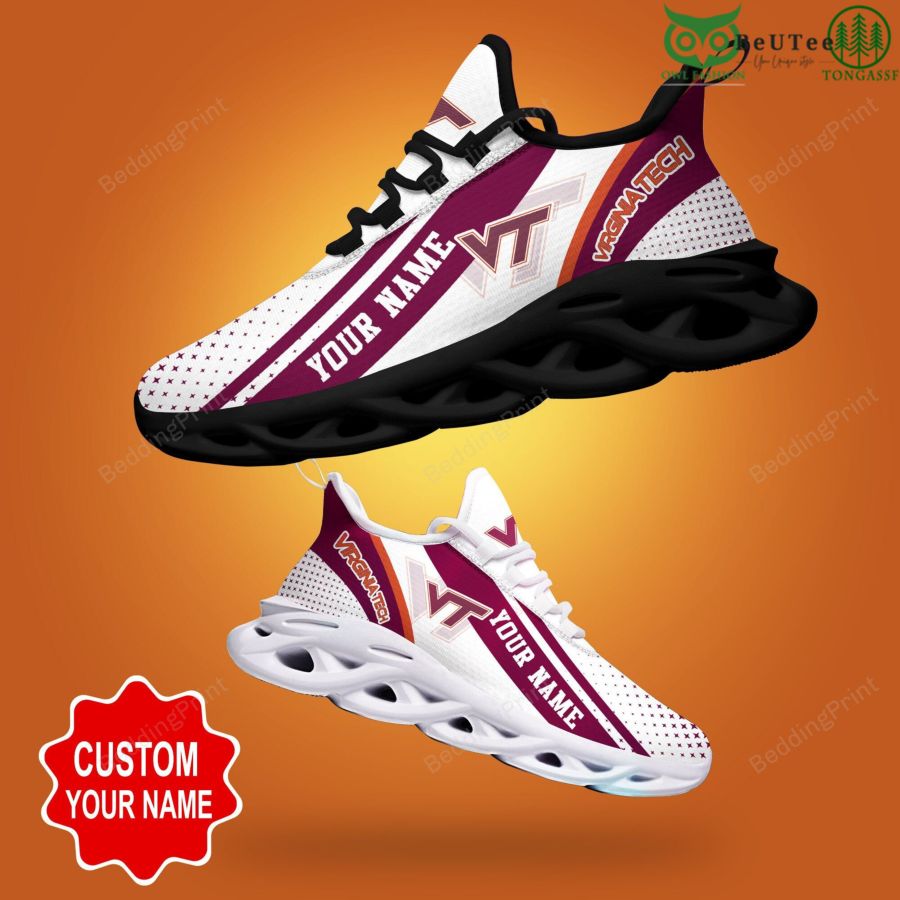 Virginia Tech Hokies NCAA Student Athletics Personalized Max Soul Shoes