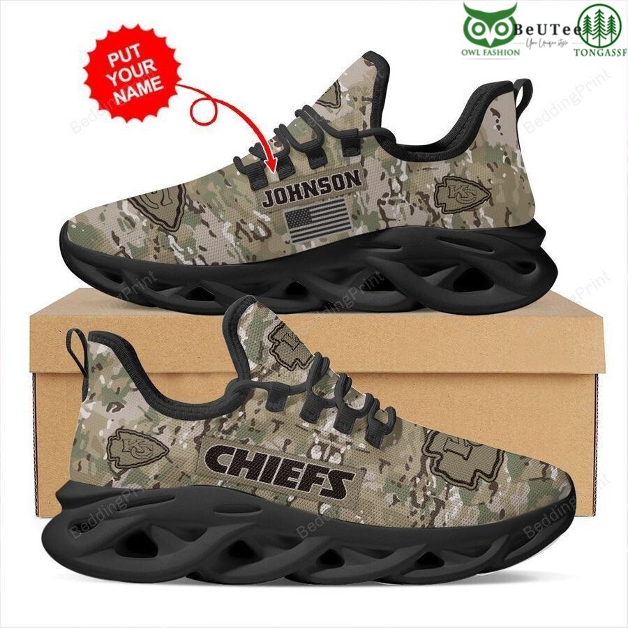 Kansas City Chiefs NFL Football Conference Personalized Max Soul Shoes