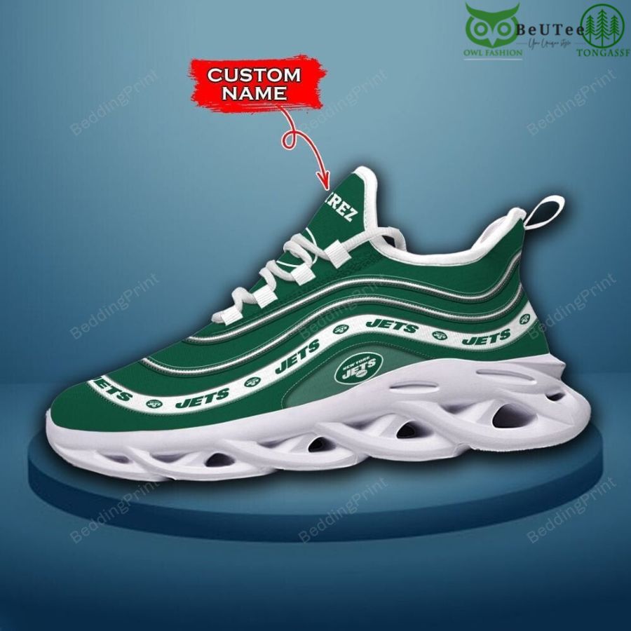 New York Jets NFL Football Conference Personalized Max Soul Shoes Sporty Vibe