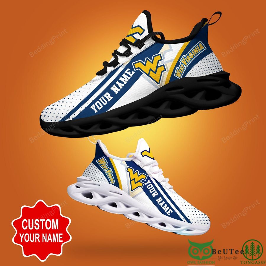 West Virginia Mountaineers NCAA Personalized Max Soul Shoes
