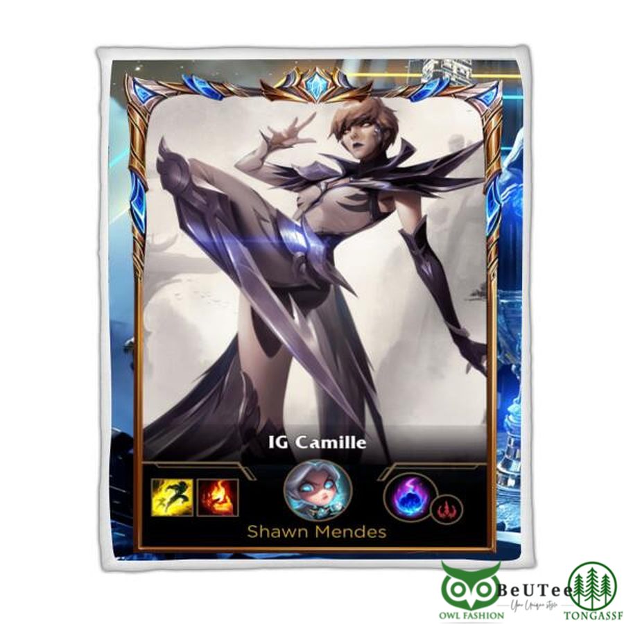 LOL Fanart Camille Sherpa Blanket 2022 Special Edition