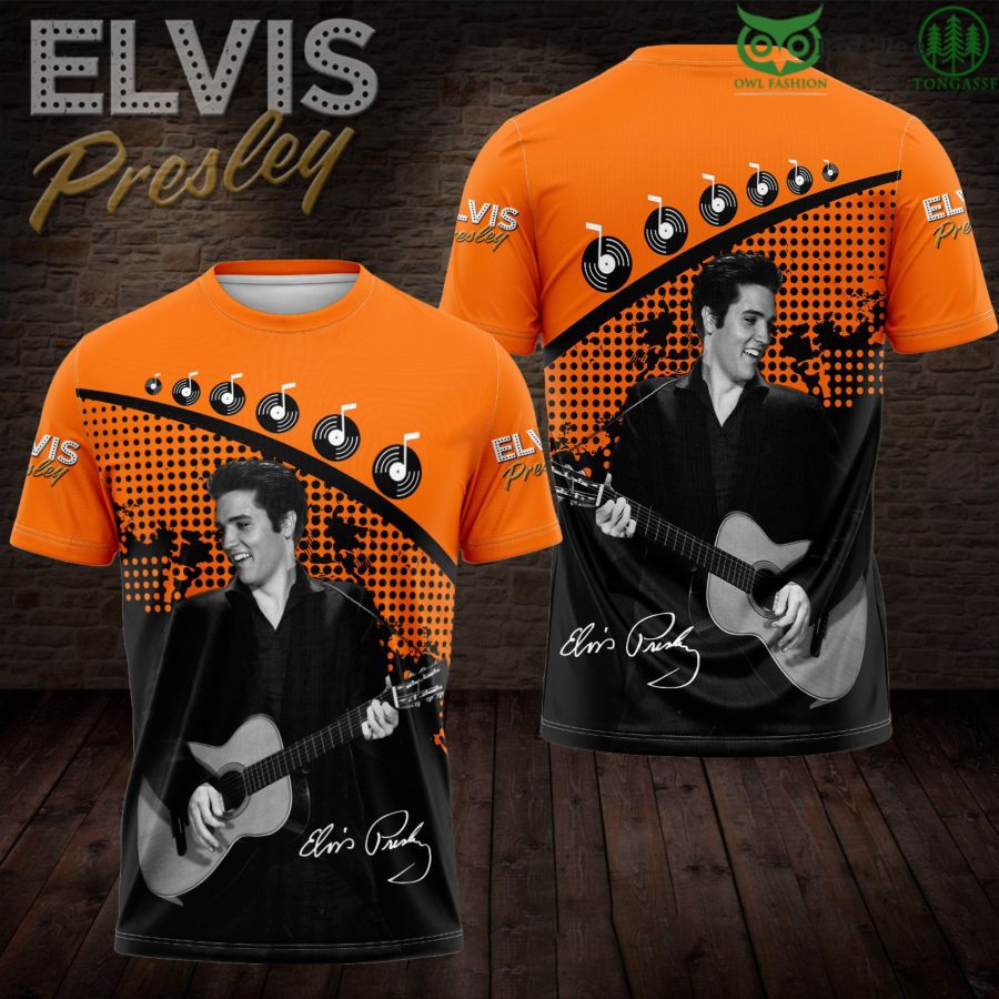 Limited Edition Elvis Presley American Rock Singer 3D Hoodie Tshirt Polo
