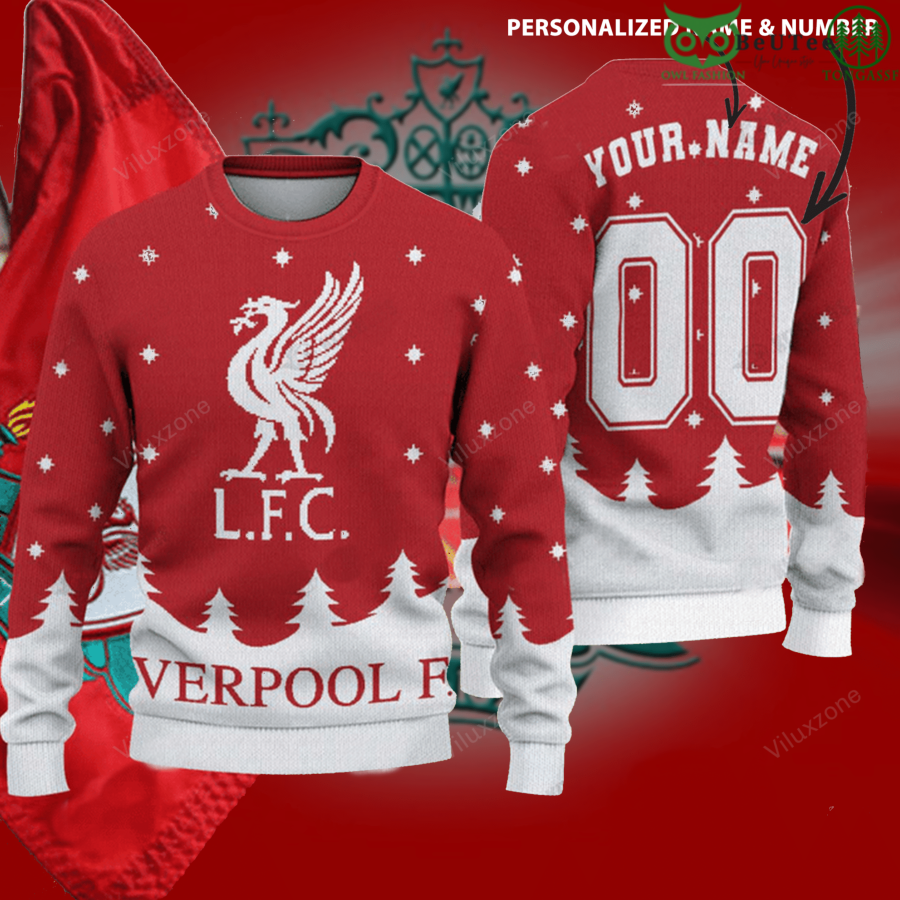 Limited Edition Liverpool FC English Football Personalized 3D Sweater Christmas Jumper