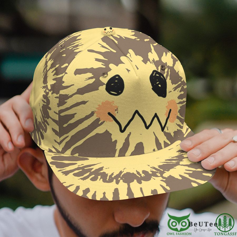Mimikyu Tie Dye Face Custom Baseball Cap