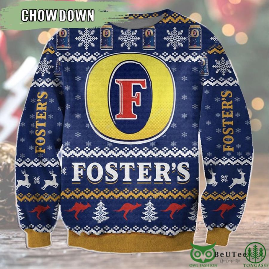 Drink Foster's Beer Ugly Christmas Sweater Unisex