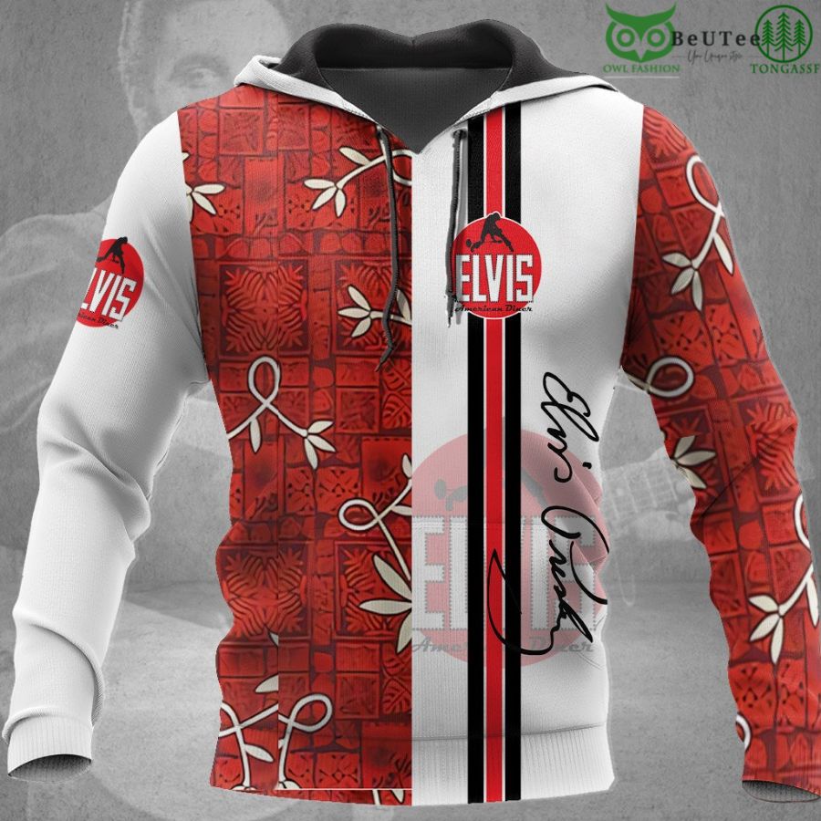 King Of Rock And Roll Elvis Presley Limited 3D Hoodie Tshirt Polo