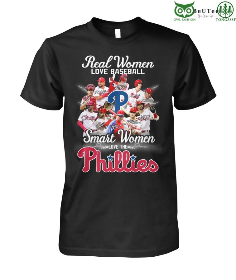 Women love baseball MLB The Philadelphia Phillies members 2D shirt