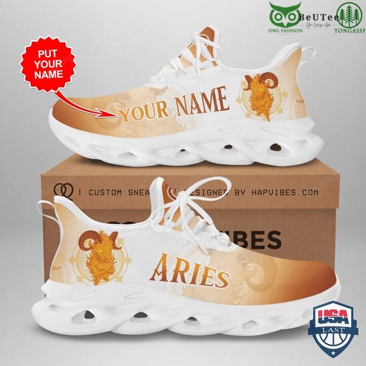 Zodiac Aries NFL American Football Teams Customized Max Soul Shoes