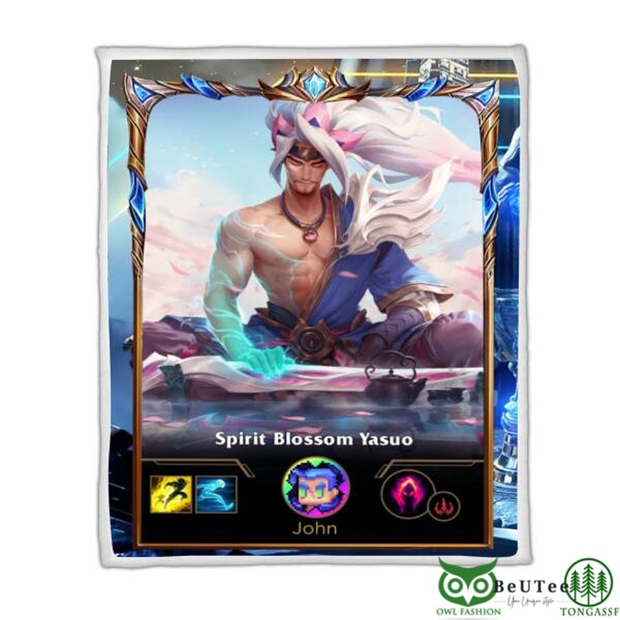 LOL Fanart Yasuo Sherpa Blanket 2022 Special Edition
