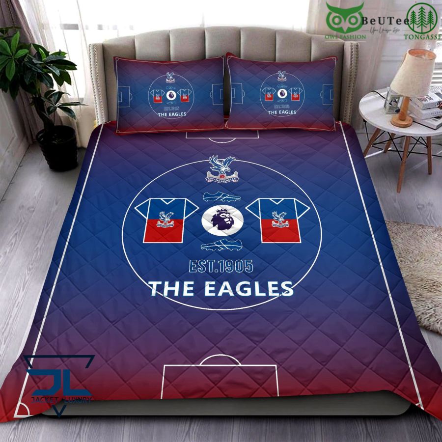 Crystal Palace FC The Eagles Premier League Quilt Set
