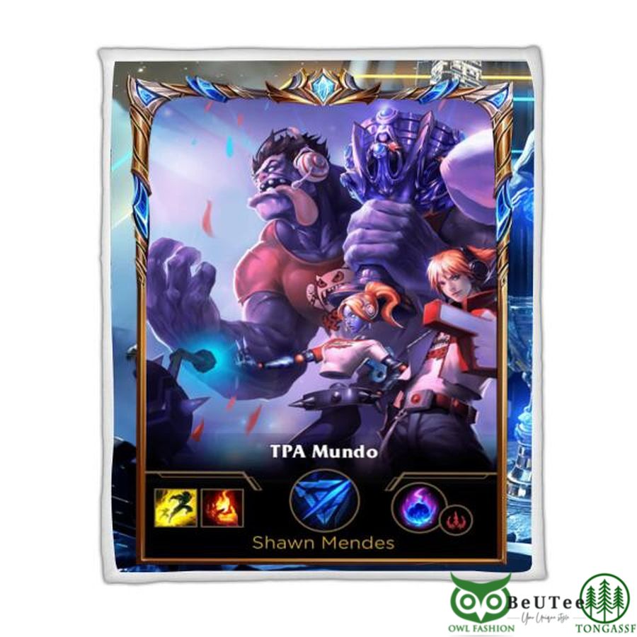 LOL Fanart Dr. Mundo Sherpa Blanket 2022 Special Edition