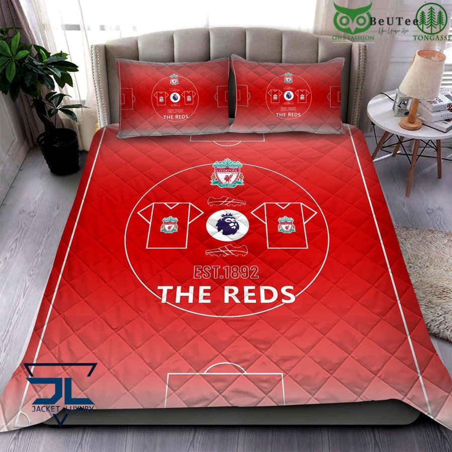 Liverpool FC The Reds Premier League Quilt Set