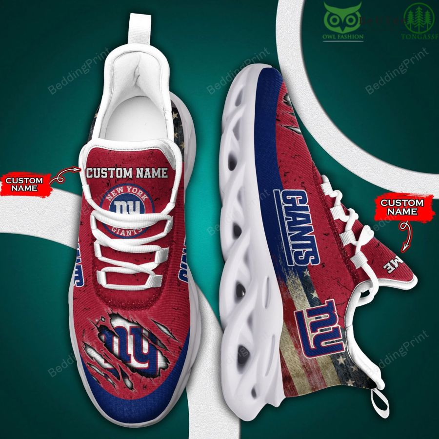 New York Giants NFL Football Conference Personalized Max Soul Shoes