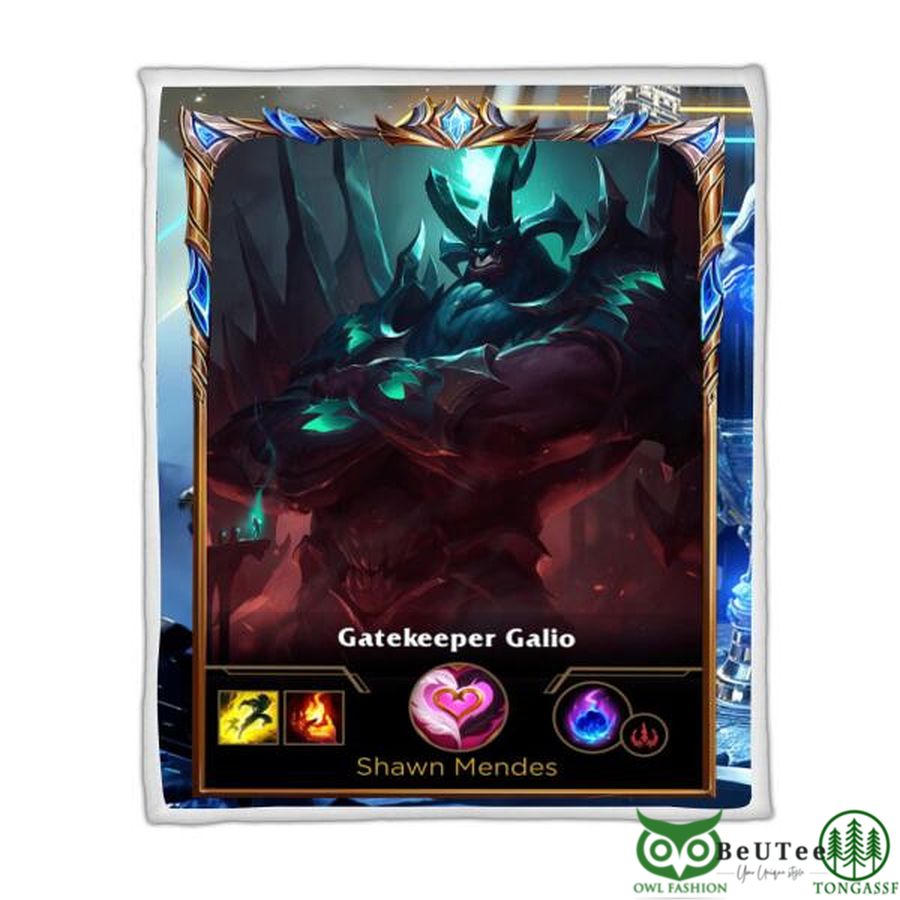 LOL Fanart Galio Sherpa Blanket 2022 Special Edition