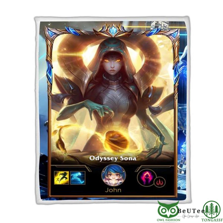 LOL Fanart Sona Sherpa Blanket 2022 Special Edition