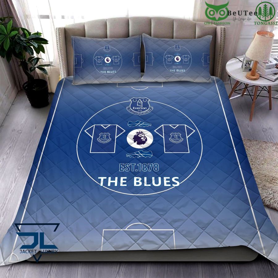 Everton FC The Blues Premier League Quilt Set