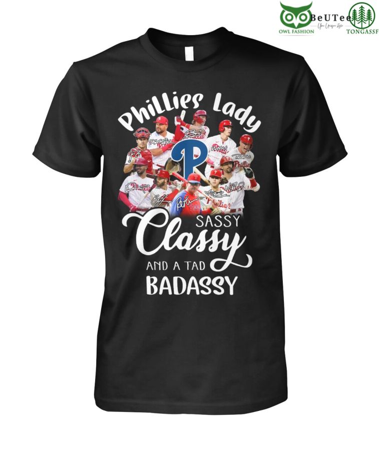 Philadelphia Phillies Lady Sassy A tad badassy 2D shirt