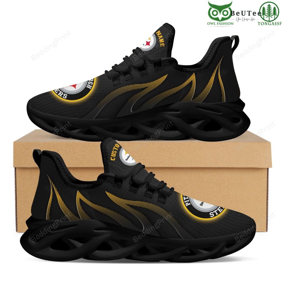 Pittsburgh Steelers NFL American Football Teams Customized Max Soul Shoes