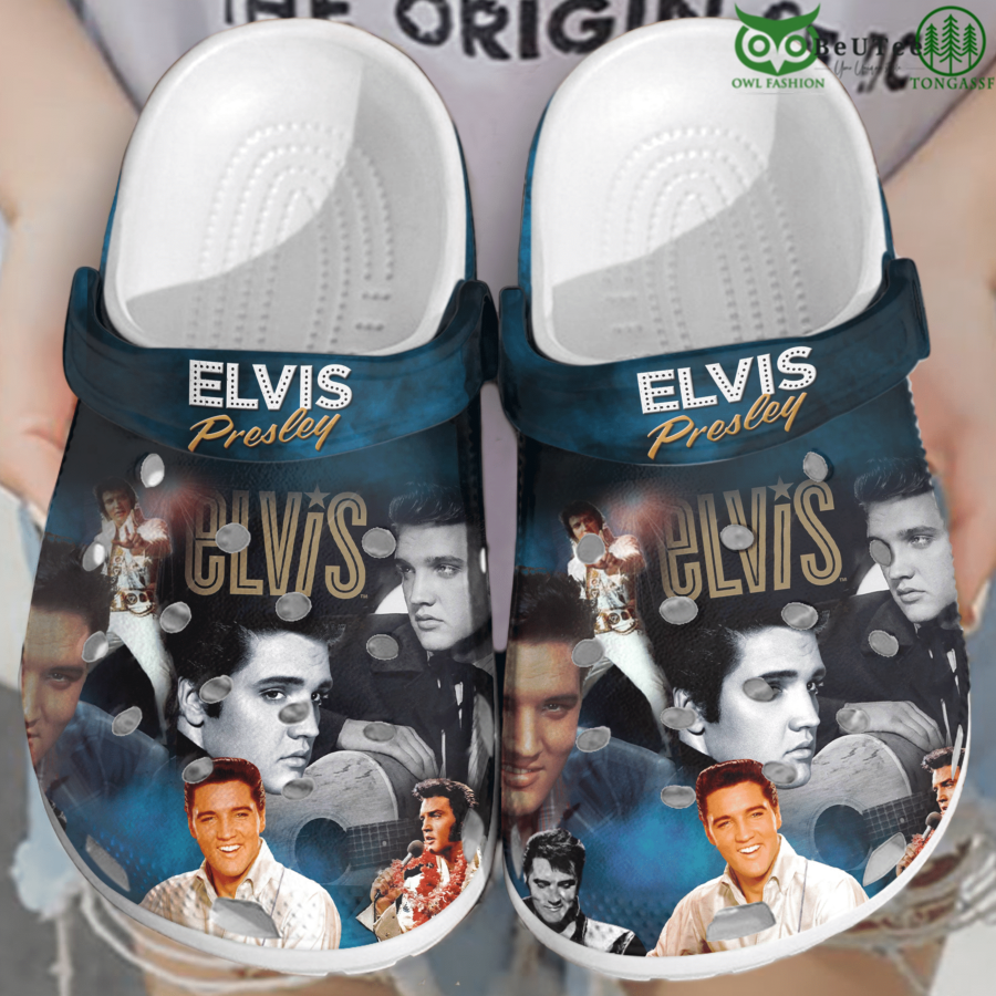 Limited Edition Elvis Presley American Rock Singer Crocs Clogs