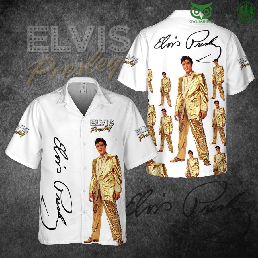 Elvis Presley Golden Suit Limited Hawaiian Shirt