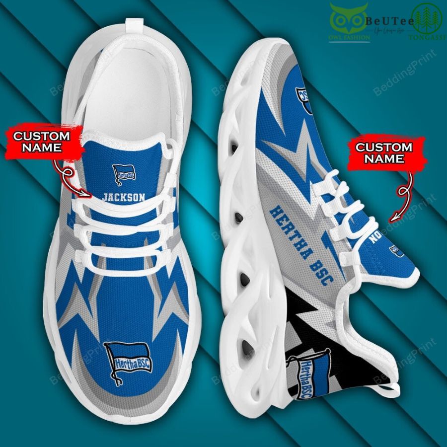 Bundesliga Hertha BSC Personalized White Edition Custom Name Max Soul Shoes
