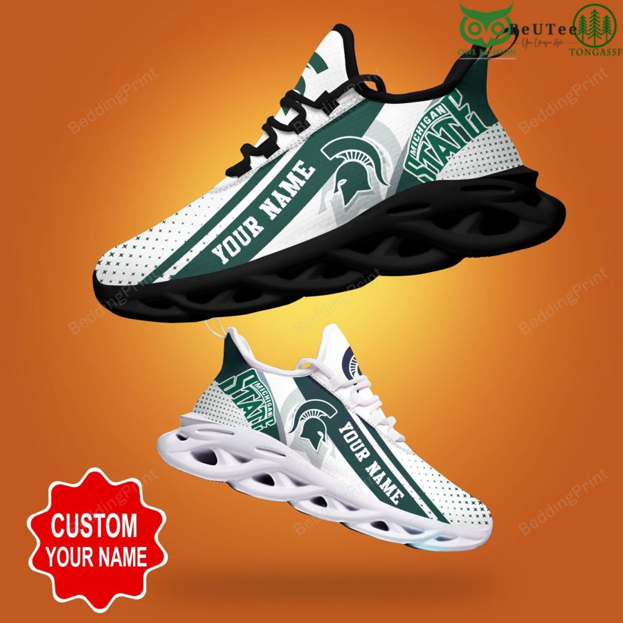 Michigan State Spartans NCAA Student Athletics Personalized Max Soul Shoes