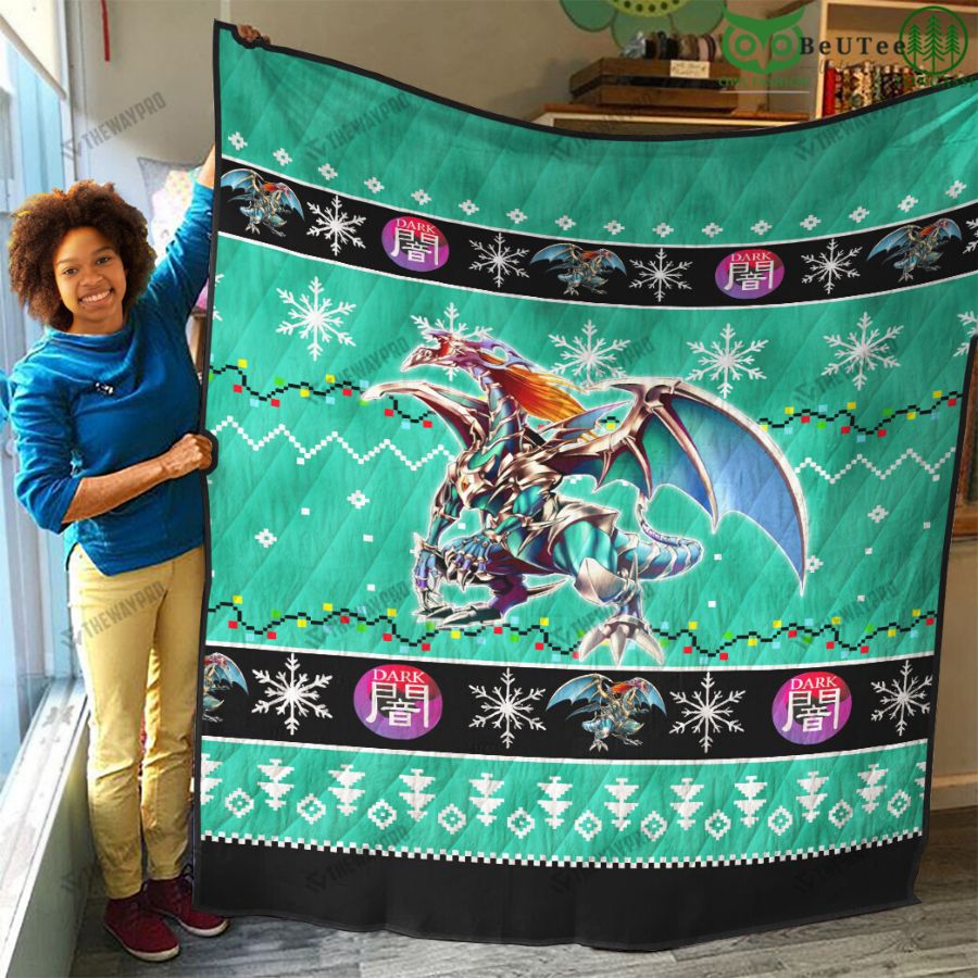 81 YGO YugiOh Chaos Emperor Dragon Envoy Of The End Personalized Quilt Blanket