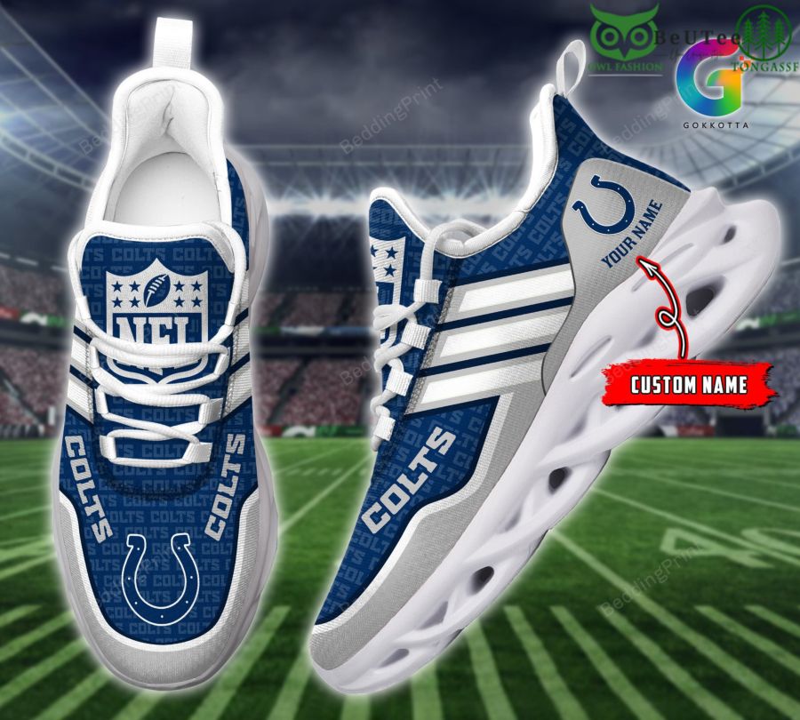 Limited Indianapolis Colts NFL National American Football Personalized Max Soul 