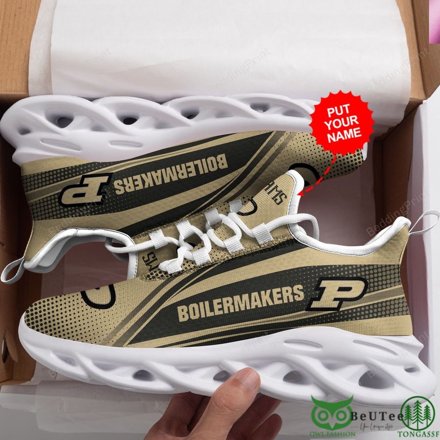 Purdue Boilermakers NCAA Custom Name Max Soul Sneakers