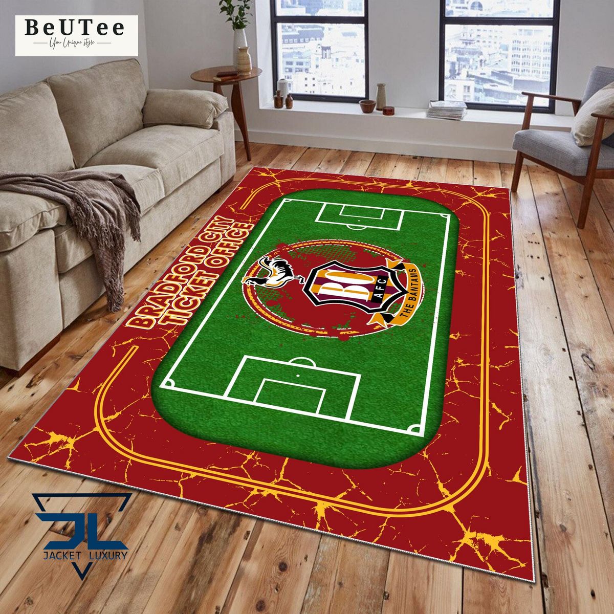 bradford city english football league efl premium carpet rug 1 ZDPgU