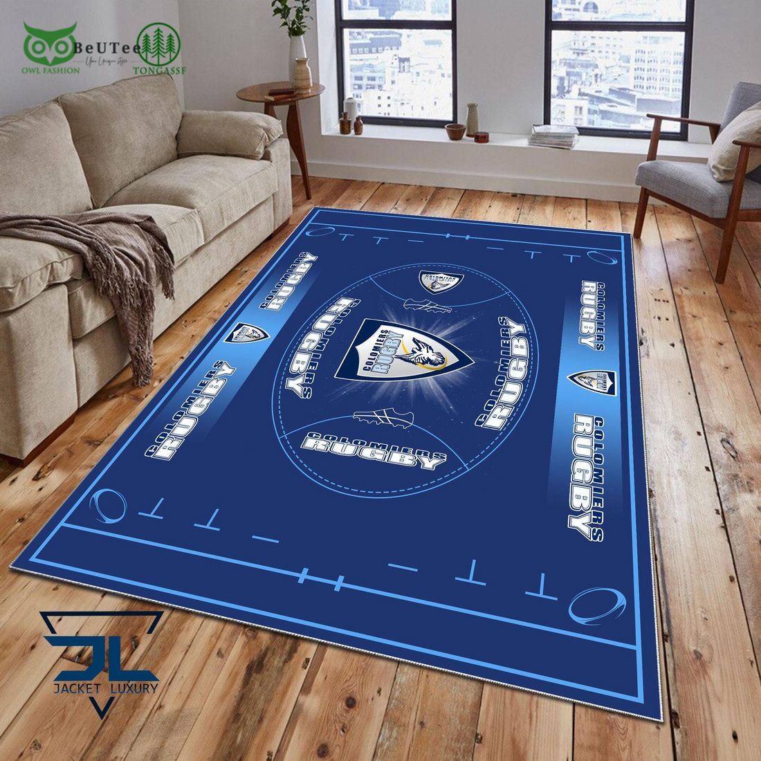 colomiers rugby french rugby carpet rug 1 xhuSG