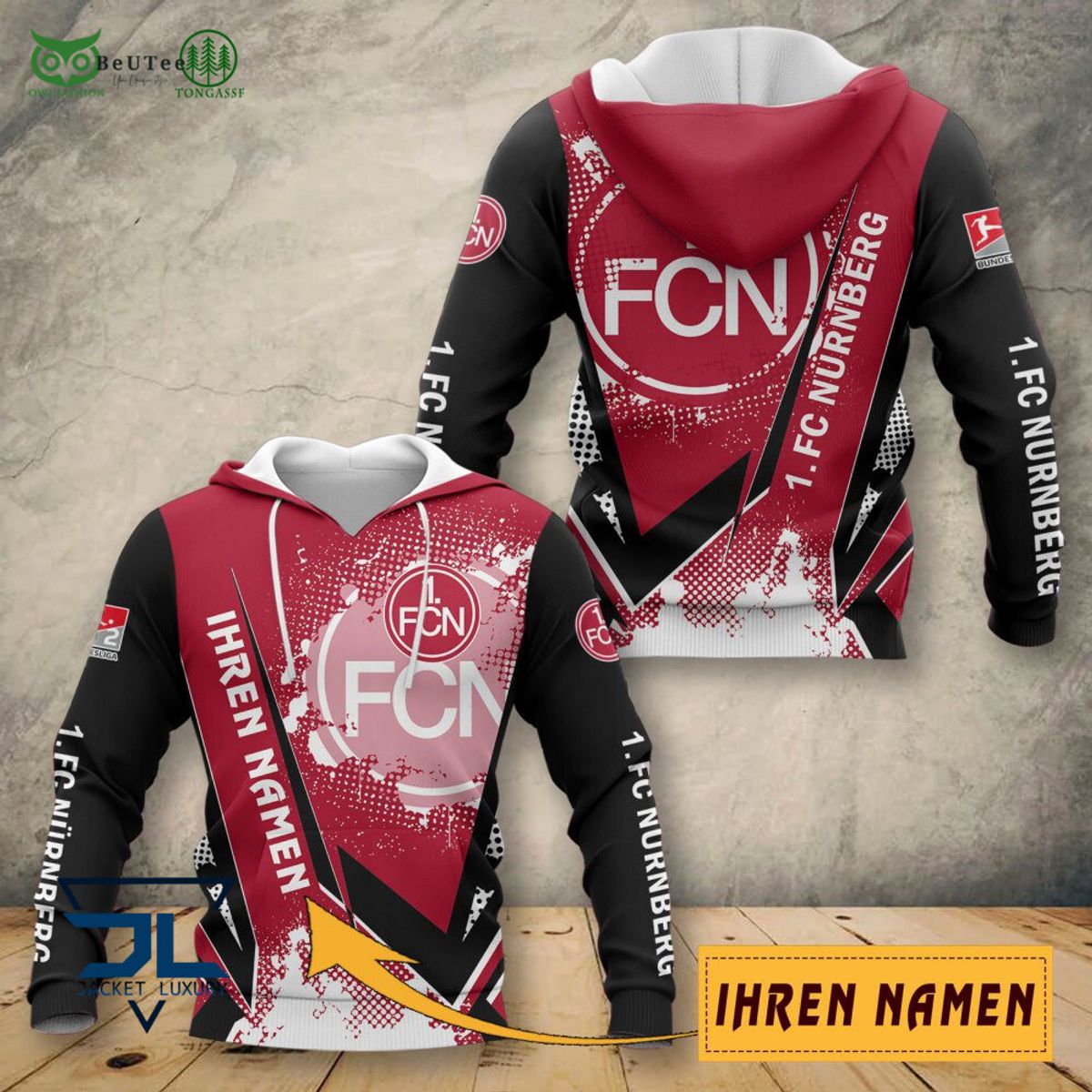 fc nurnberg bundesliga ihren namen 3d hoodie shirt polo 1 CoR8e