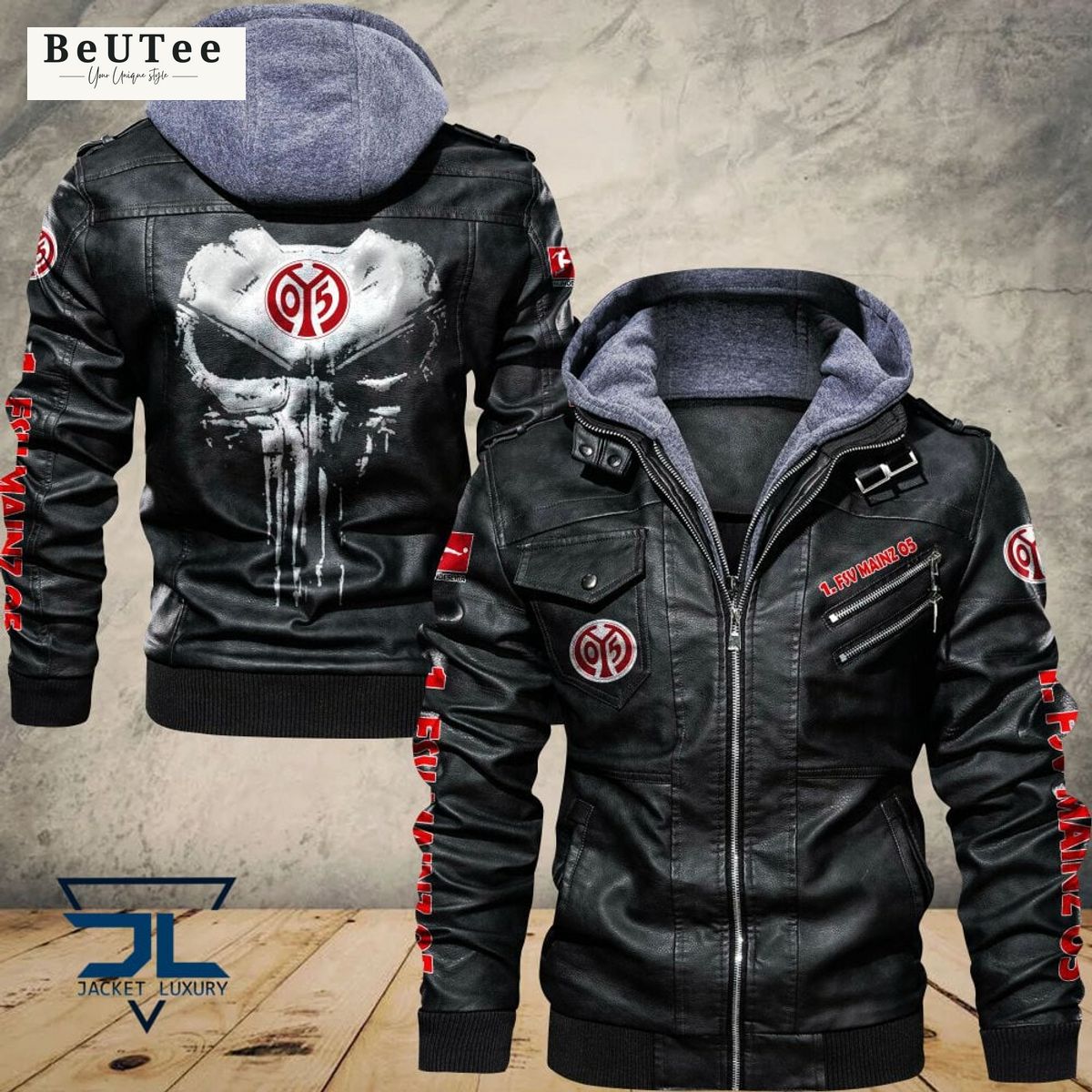 fsv mainz 05 bundesliga germany league 2d leather jacket 1 XGoYX