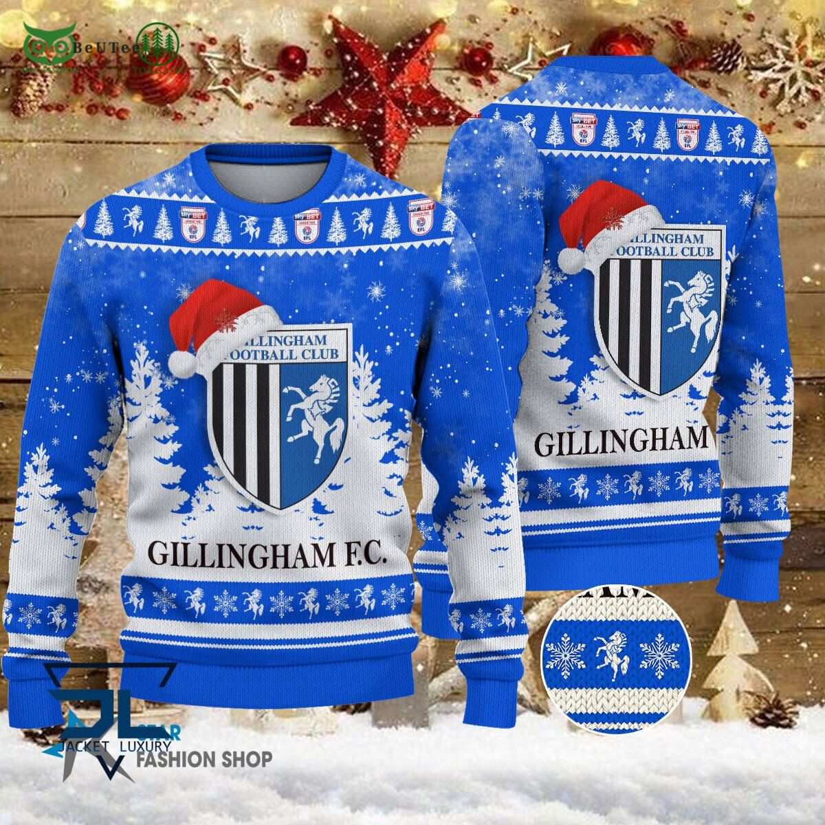 gillingham efl english football league premium ugly sweater 1 eoISf