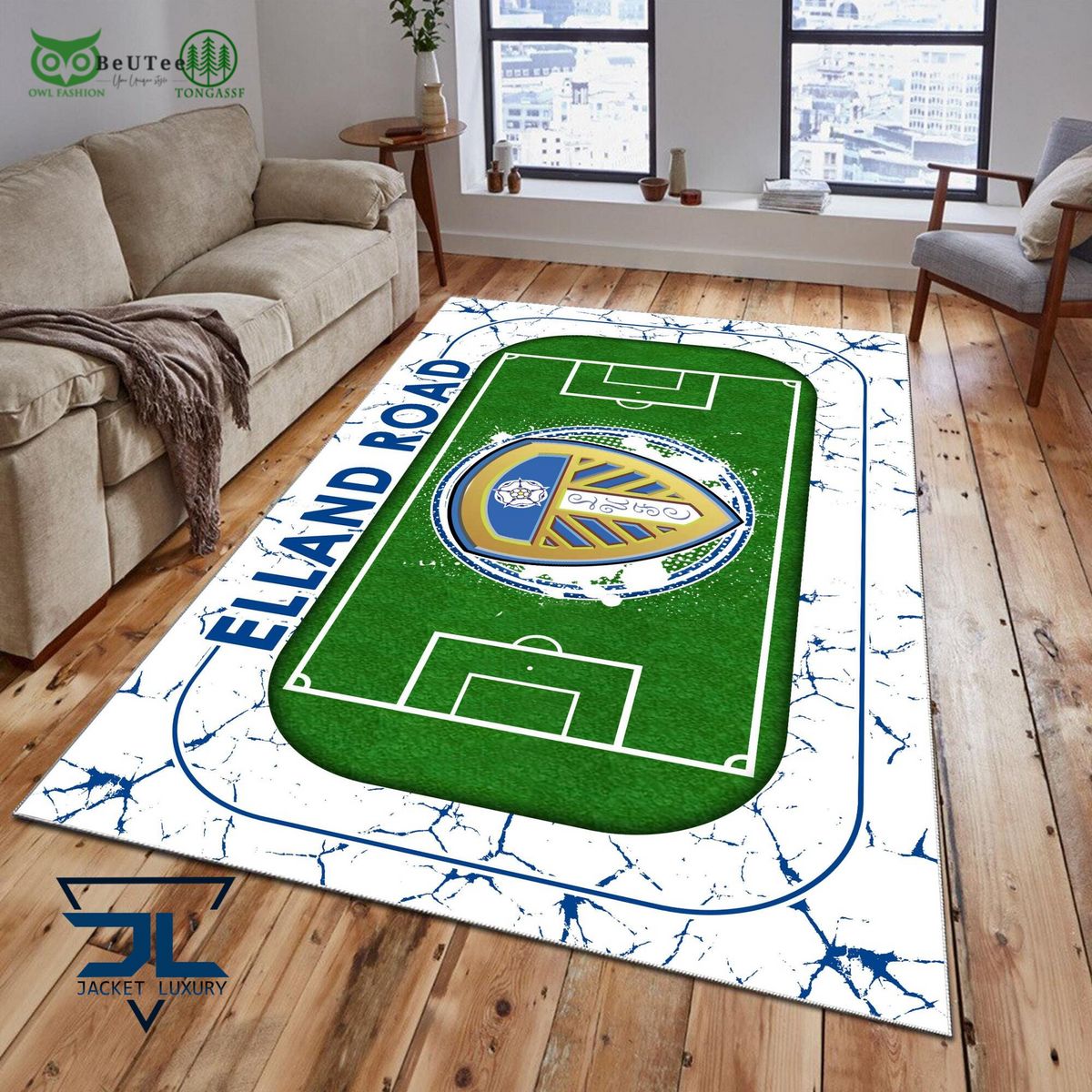 leeds united fc premier league football team carpet rug 1 JXoll