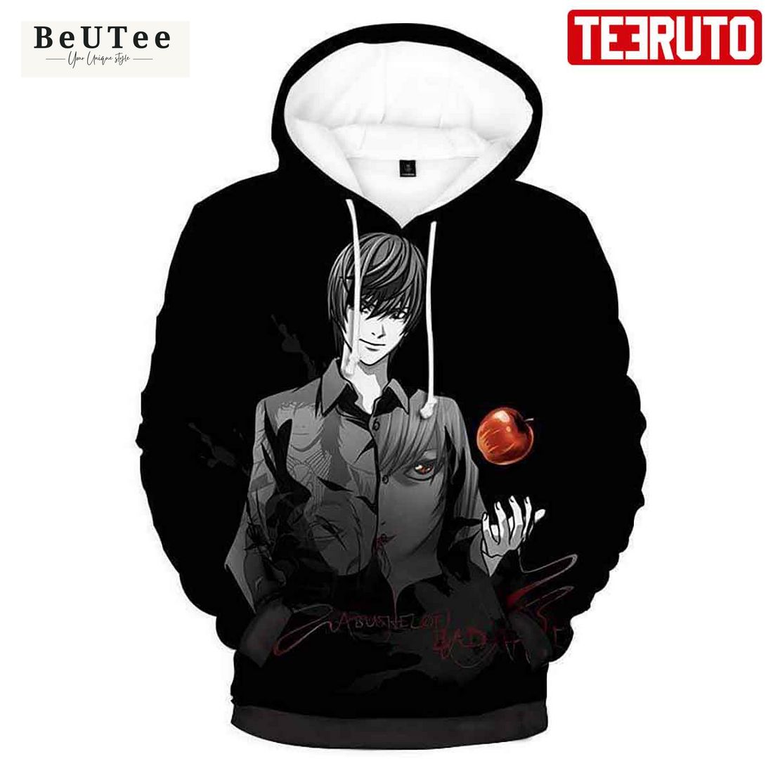 light and darkness light yagami abyss edition death note hd 3d aop hoodie 1 Iu5KG