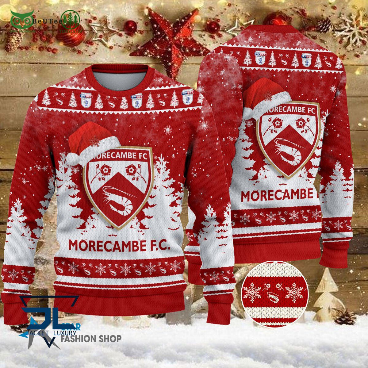 morecambe efl english football league premium ugly sweater 1 QkghA