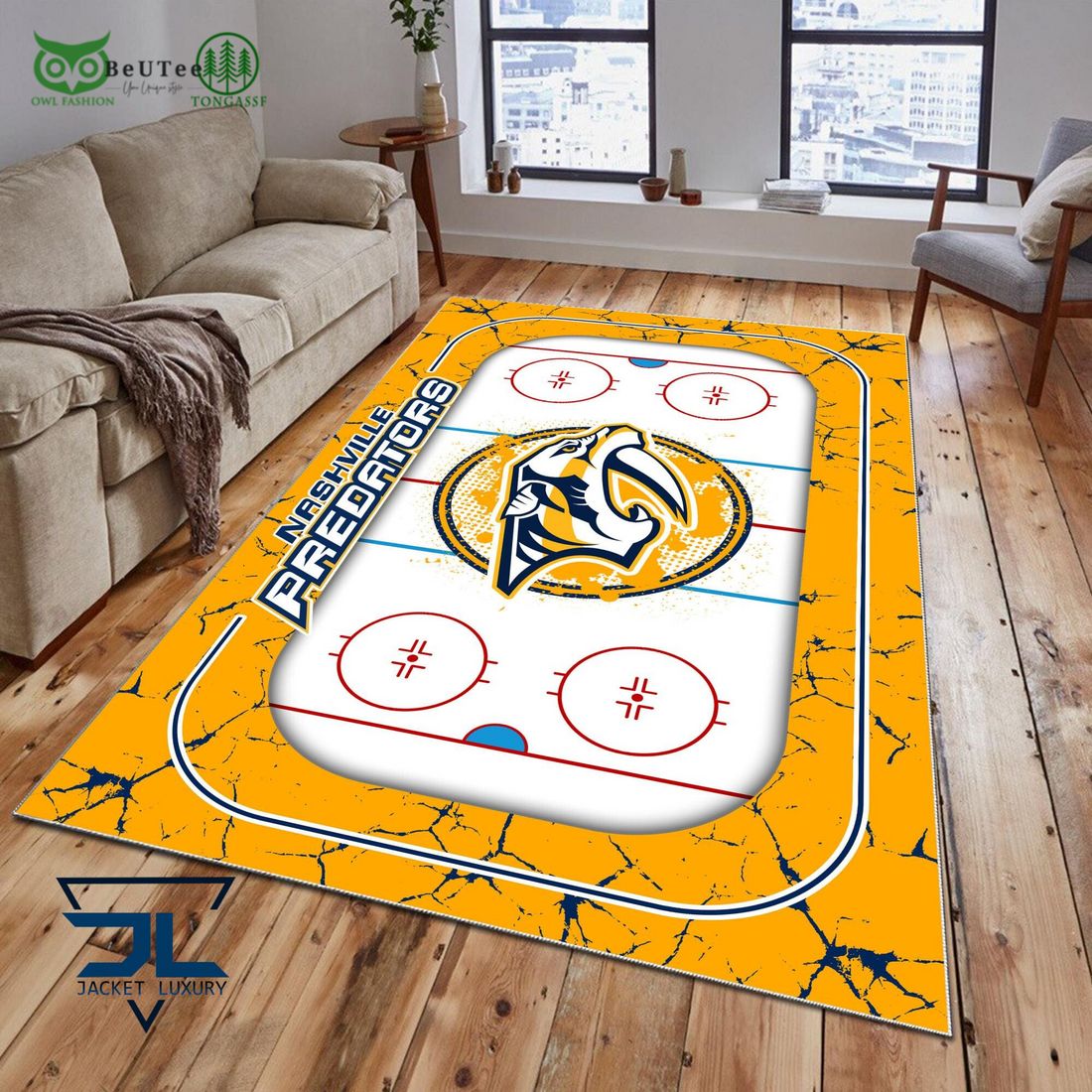 nashville predators nhl hockey team carpet rug 1 2zoOD