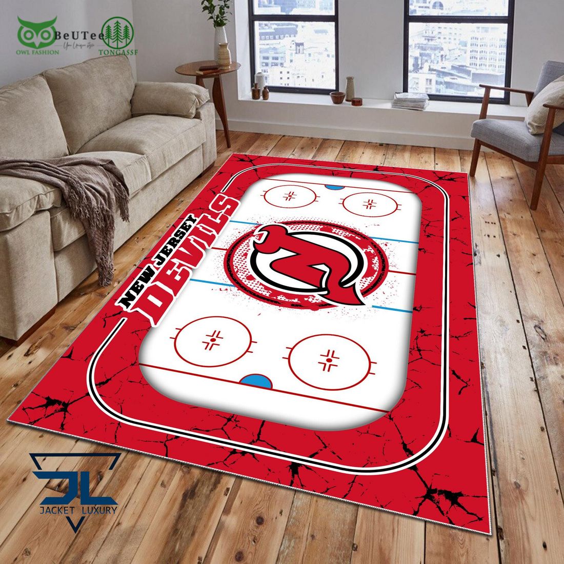 new jersey devils nhl hockey team carpet rug 1 GYJVU