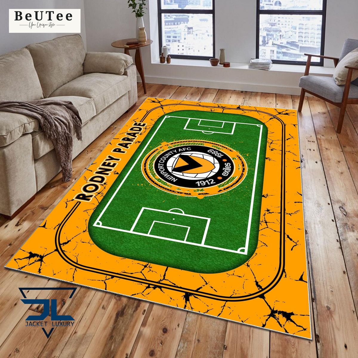 newport county english football league efl premium carpet rug 1 mevOj